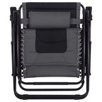 Fauteuil de relaxation zéro gravité XL surdimensionné et rembourré, avec accoudoirs plus larges, inclinable et porte-gobelet - N/A