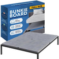 1.5 Planche Bunkie en bois fendu, entièrement assemblée, housse de ventilation en tissu - Remplace les lattes en bois ou le sommier tapissier pour les cadres de lit