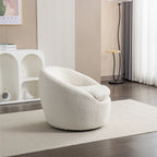 Fauteuil pivotant - Rotation à 360° - Tissu bouclé