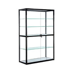 Vitrine contemporaine rectangulaire en verre noir