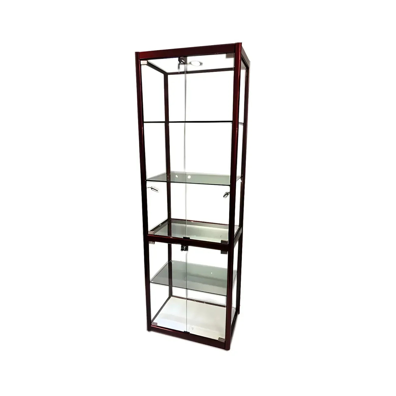 Vitrine contemporaine rectangulaire en verre noir