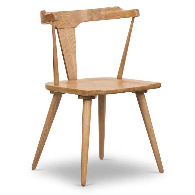 Chaise de salle à manger Poly & Bark Enzo - Bois de chêne massif