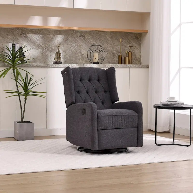 Fauteuil de relaxation multi-vitesses, rotatif à 360 degrés, avec fonction de bascule