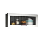 Vaisseliers de cuisine blancs en bois à fixation murale