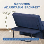 Canapé Convertible Lit Canapé Fauteuil Ottoman Pliant Fauteuils Inclinables pour Salon