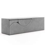 Avana Kami Chaise convertible / Yoga & Massage - Pouf 2 en 1 avec chaise longue de yoga pliable dissimulée, microvelours - N/A
