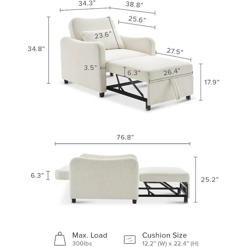 Mopio Sophie Fauteuil convertible 4-en-1