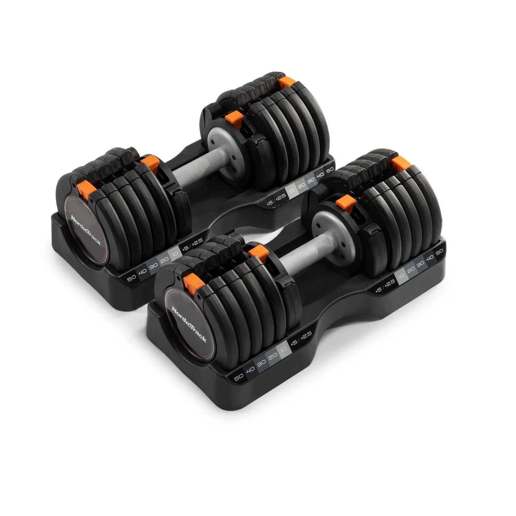 Ensemble d'haltères NordicTrack Select-a-Weight 55 lb.