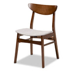 Ensemble de 4 chaises de salle à manger transitionnelles modernes du milieu du siècle Parlin