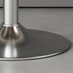 Tabouret de bar pivotant réglable en cuir rembourré