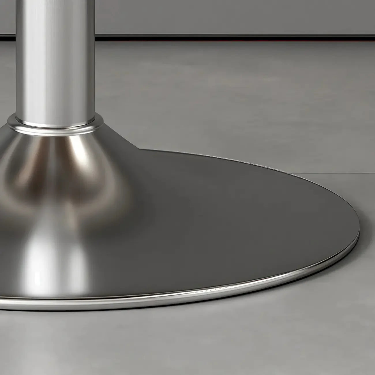 Tabouret de bar pivotant réglable en cuir rembourré