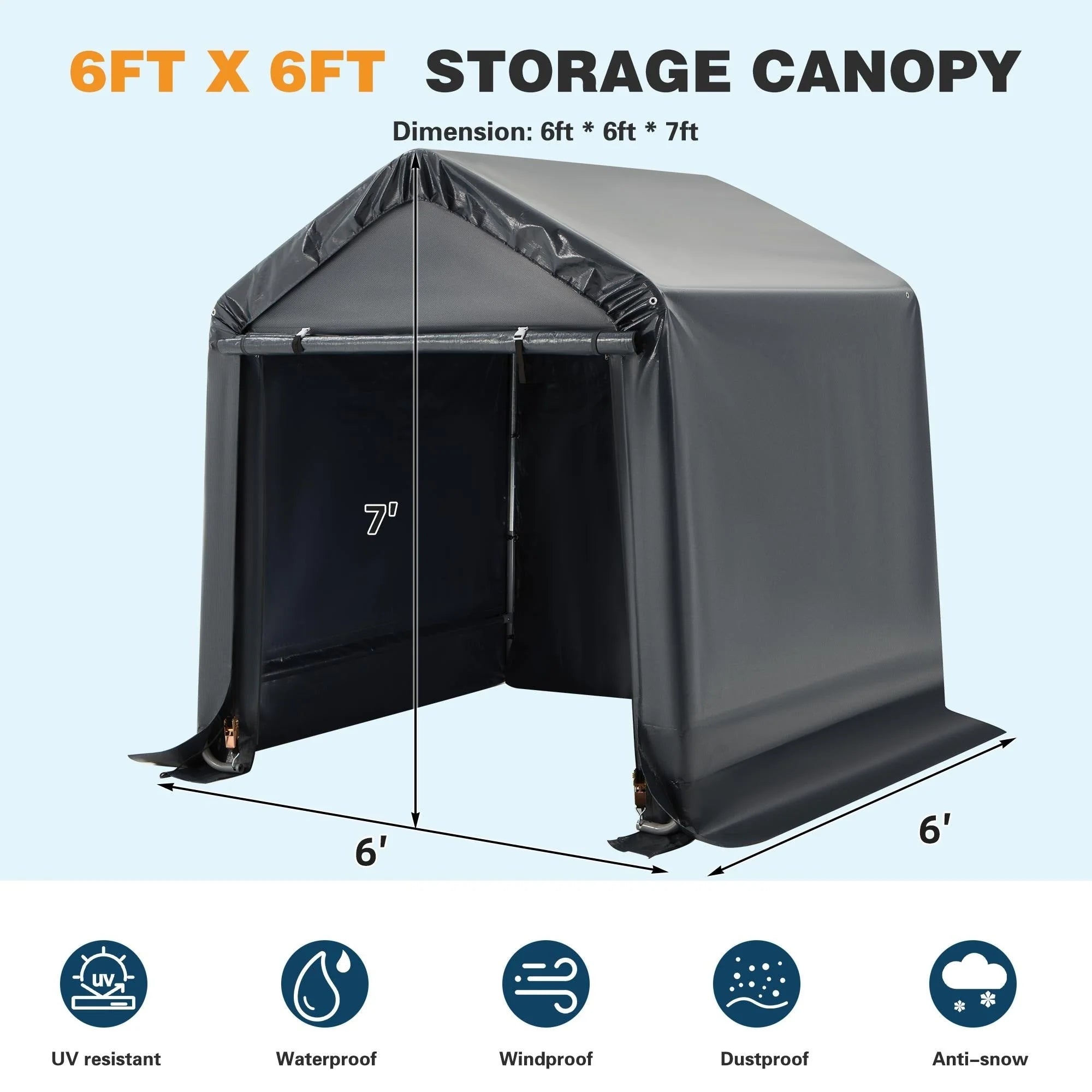 Abri de jardin et carport : abri portable pour vélos, motos et rangement de jardin