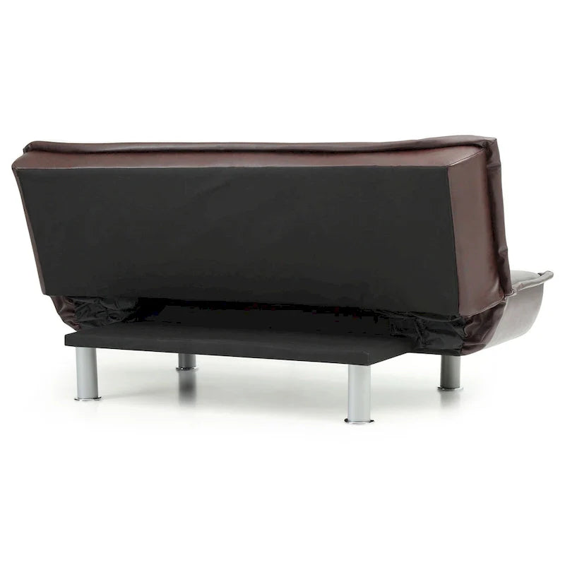 Canapé convertible en similicuir Lionel