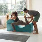 Avana Kami Chaise convertible / Yoga & Massage - Pouf 2 en 1 avec chaise longue de yoga pliable dissimulée, microvelours - N/A