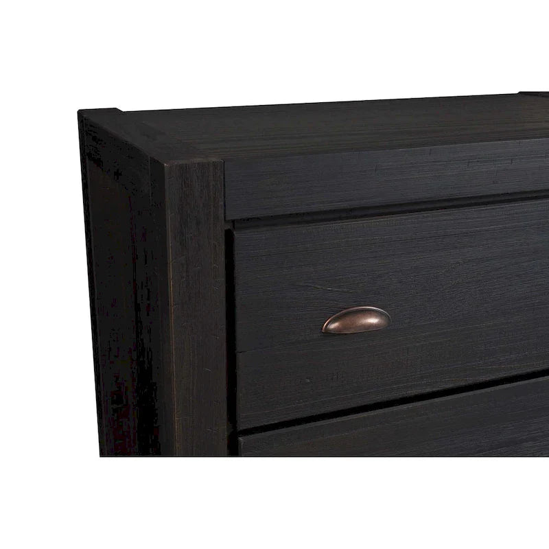 Commode 5 tiroirs en bois massif Montauk de Grain Wood Furniture