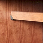 Palace Imports Armoire flexible 100 % bois massif avec poignées en métal ou en bois