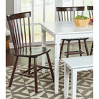 Chaises de salle à manger à barreaux en bois massif Simple Living Venice (lot de 2)