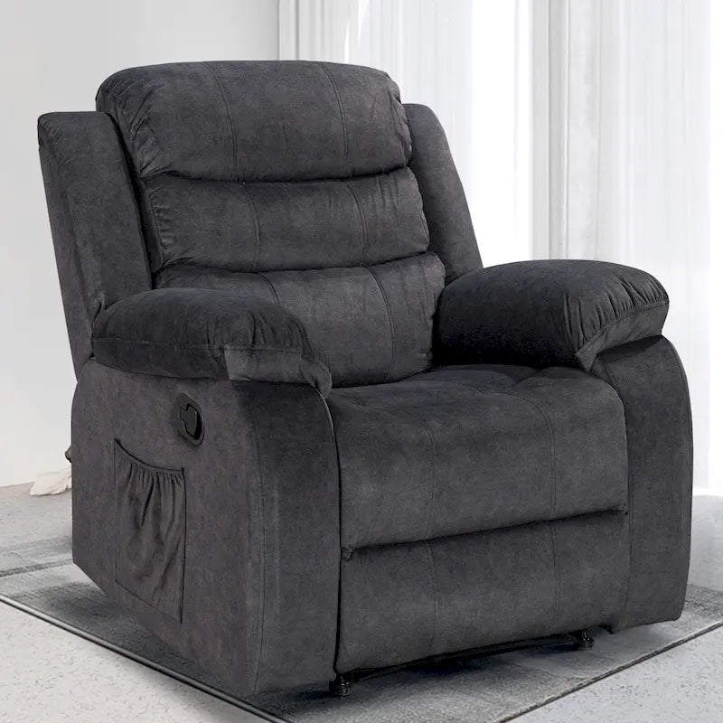 Fauteuil inclinable moelleux avec fonction massage et chauffage