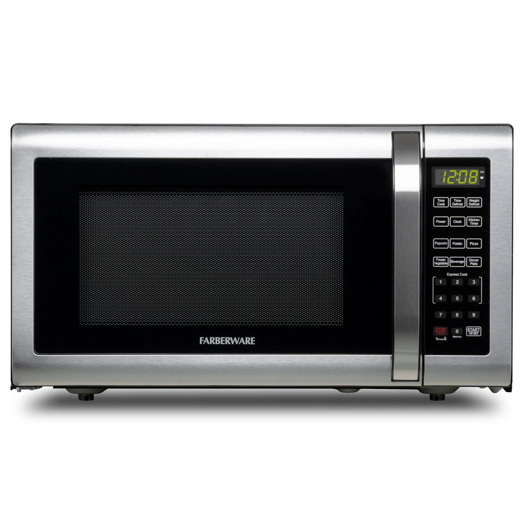 Four à micro-ondes Farberware 1,6 pi³ en acier inoxydable brossé