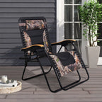 Fauteuil de relaxation zéro gravité XL surdimensionné et rembourré, avec accoudoirs plus larges, inclinable et porte-gobelet - N/A
