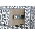 Meuble d'appoint Steve Silver Firoz avec incrustations en os