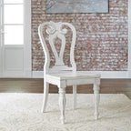 Chaise de salle à manger Magnolia Manor à dossier ajouré (lot de 2)