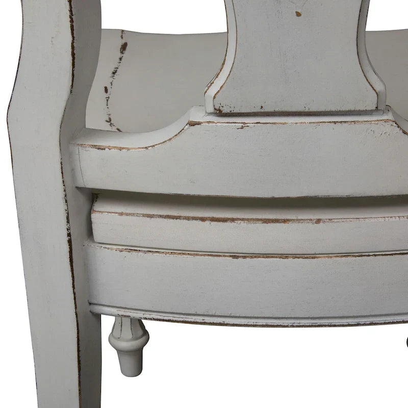 Chaise de salle à manger Magnolia Manor à dossier ajouré (lot de 2)