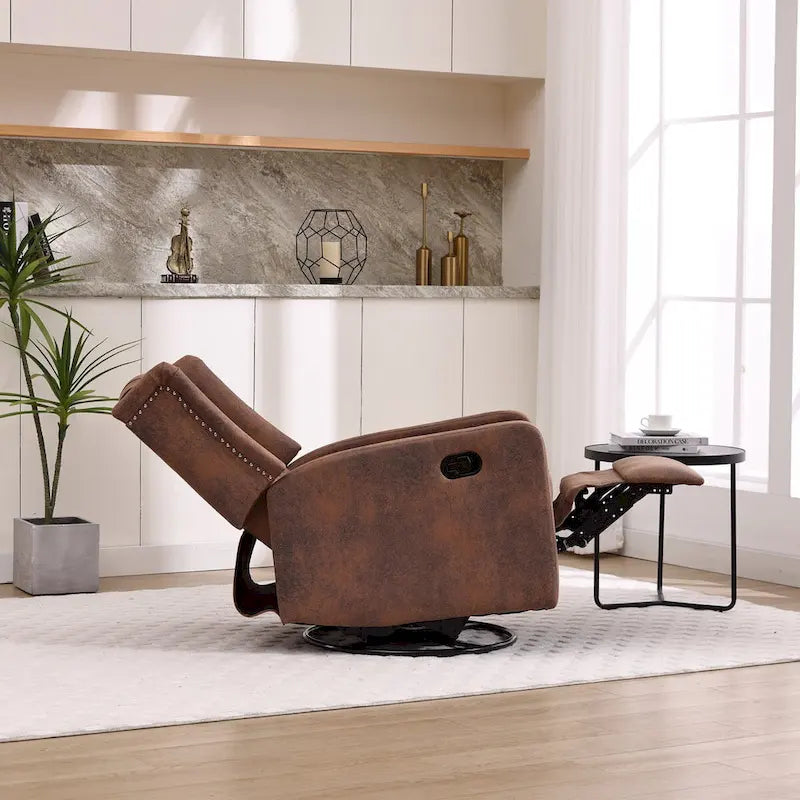 Fauteuil de relaxation multi-vitesses, rotatif à 360 degrés, avec fonction de bascule