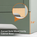 Meuble-lavabo Wavy Line 30/36/48 avec évier et robinet