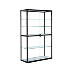 Vitrine contemporaine rectangulaire en verre noir