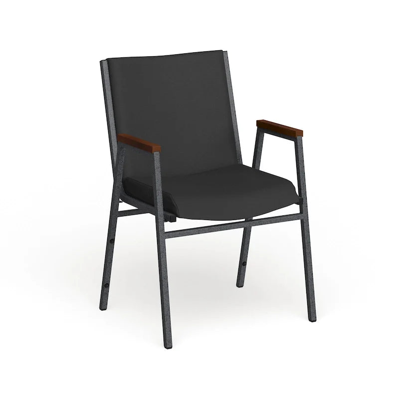 Chaise empilable robuste avec accoudoirs - 21P x 21L x 31H