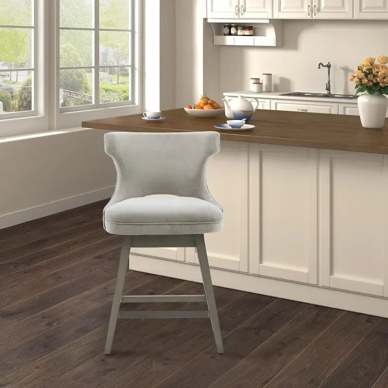 Tabouret de comptoir pivotant à 360 degrés Madison Park Janet