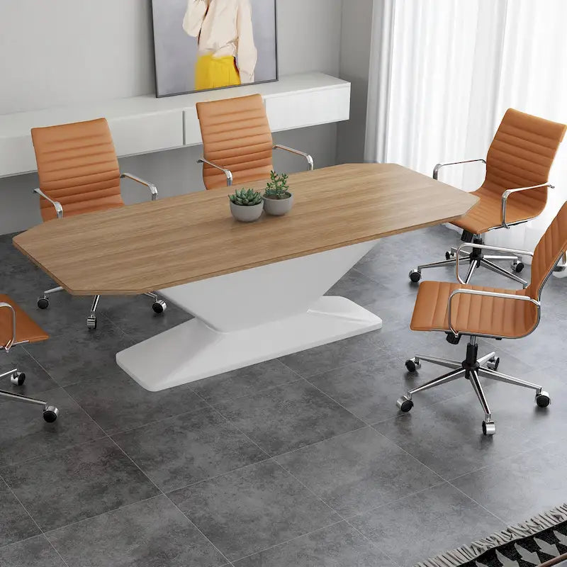 LUXMOD Chaise de Bureau à Domicile Côtelée Fauteuil de Bureau