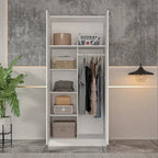 Armoire à 5 niveaux avec 2 portes