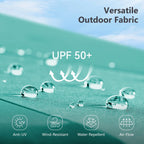 MAISON ARTS Parasol double de 4,5 m pour terrasse, grande taille, avec pied inclus