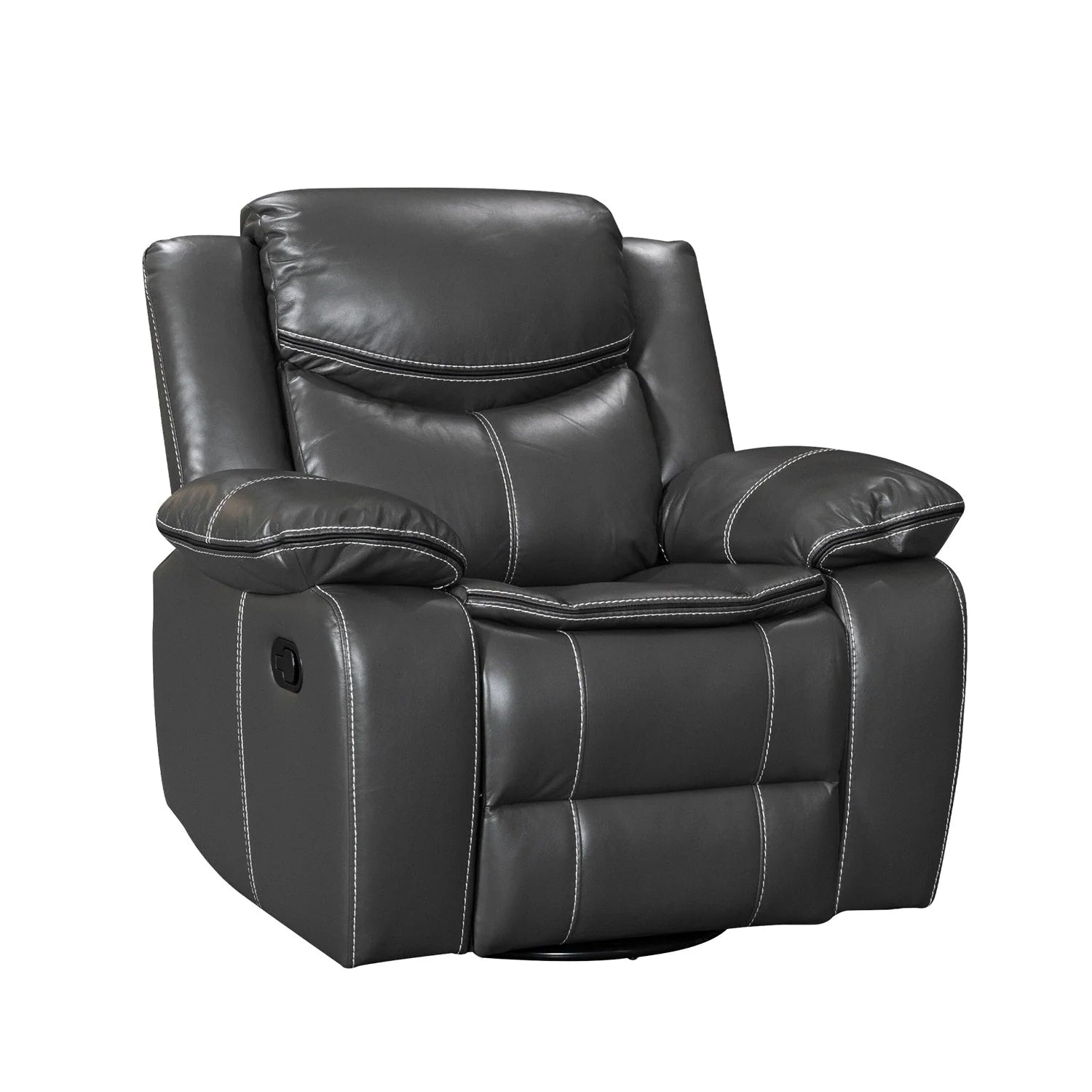 Fauteuil inclinable en cuir, large, durable, avec massage et chauffage