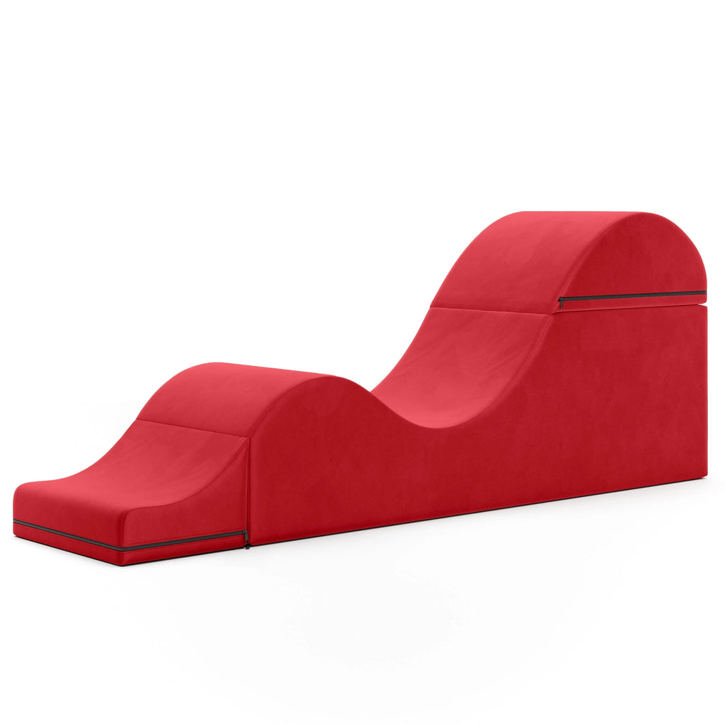 Avana Kami Chaise convertible / Yoga & Massage - Pouf 2 en 1 avec chaise longue de yoga pliable dissimulée, microvelours - N/A